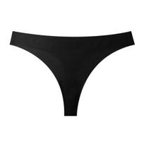 Besiūlės moteriškos kelnaitės-stringai, žemas juosmuo, nepastebimos, moteriški sportiniai apatiniai, seksualūs, tamprios, minkštos, kvėpuojančios kelnaitės XL juoda