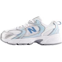 New Balance Kids' 530 GS Sea Salt Still Water Silver Blue GR530ED 37
