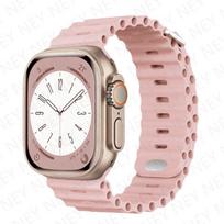 Ocean strap For Watch Ultra 2 Band 49mm 9 8 7 45mm 41mm Silicone Bracelet Wristband iWatch 6 5 4 3 SE 44mm 40mm 42mm band 38mm 40mm 41mm
