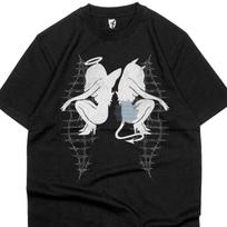 Angel Devil Girl Shirt Goth Y2K Cyber Sigilism Alternative Grunge T-Shirt M