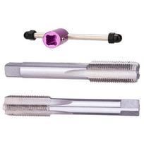 Bicycles Crank Thread Tapping Device Cycling Pedal Tap High Speed Steel Crankset Tool Bike Crank Tapping Threading Tool 1