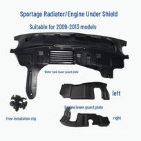 Kia Sportage Variklio, Radiatoriaus ir Priekinio Bamperio Nerūdijančio Plieno Apatinės Dalies Apsauga Radiator Undershield - Standard Material (07-13) black