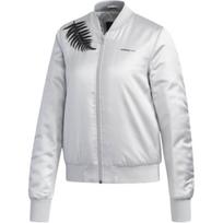 adidas Neo Women's Silver Fern Embroidered Bomber Jacket DM4300 S