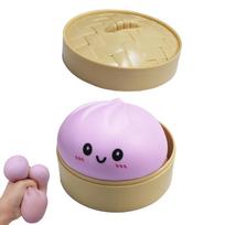 Vaikams Vaikų Mielas Koldūnas Squishy Žaislas Stresui Malšinti su Mini Garintuvu Minkštas Atšokantis Suspaudžiamas Kamuoliukas Daugkartinio Naudojimo Sensory Fidget Žaislas Suaugusiems