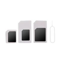 4Pcs Universal Mobile Phone SIM Card Adapter Converter to Micro/Standard