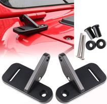 Front A‑Pillar Light Mount Brackets for Jeep Wrangler JL JLU JT 2018‑2020 red