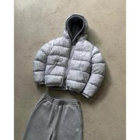 STREETRICH American Street Jacket Autumn Winter Fashion Casual Cotton-padded Jacket Couple Loose Jacket S