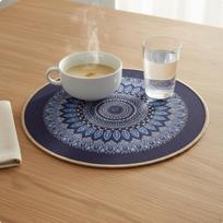 Faux Linen Rubber Placemat Easy to Clean NonSlip HeatResistant Table Mat Waterproof