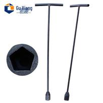 Underground Fire Hydrant Wrench Black Pentagonal 23mm Opening