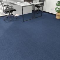 Large Gray Office & Bedroom Carpet Tiles - Full Room Coverage Asphalt Base 50*50cm/piece