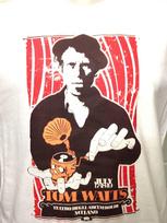 Tom Waits Milano balti marškiniai, Unisex marškiniai S