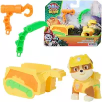 Spin Master Paw Patrol ir dinozaurai Figūrėlė Rubble su gelbėjimo priekaba ir priedais Dino Film
