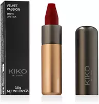 KIKO MILANO Velvet Passion Matte Lipstick (345 Lacquer Raudona) 3,5 g