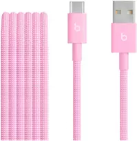 Beats USB-A to USB-C Woven Cable (1.5m) - Power Pink - MK8R4ZM/A