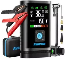 AVAPOW JP3 - variklio užvedėjas su oro kompresoriumi 3000A 12V 59.2Wh