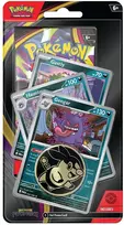 Kolekcionuojamos Kortelės - Pokémon TCG Mega Evolution Pitch Juodas Premium Checklane Blister with Gastly, Haunter, Gengar
