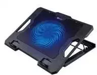 C-TECH aušinimo kilimėlis NTB CLP-S100, iki 17 colių, 1x 140 mm, 2x USB, mėlynas foninis apšvietimas