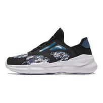 Anta Comfortable Casual Non-Slip Shock Absorbing Low-Top Kids Running Shoes Kids sneaker Black Blue A312428821-3 33