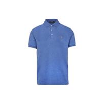 Polo Ralph Lauren vienspalvis polo marškinėlis Vyriški viršutiniai drabužiai Mėlynas 710713130-008 XS blue