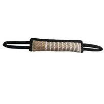 Burlap Bite Stick & Teething Toy - Interactive Training & Fetch Toy for Dogs juoda