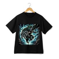 Doctor Doom T-Shirt - Fantastic Four Villain Lightning Graphic Unisex Tee L