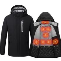 Winter Smart Heating Jacket 8 Zones Heating Coat 3 Gear Temperature Adjustable USB Charging Jacket