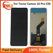 Pilnas LCD ekrano ir skaitmeninimo įrenginio surinkimas, skirtas Tecno Camon 16 Pro CE8