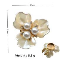 Premium Button Cover Set  Embellished Clips | Shirt Dress Two-In-One | Seamless Installation | Christmas Gift Choice balta