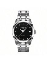 Tissot women's watch, mechanical movement, 100m water resistance, stainless steel strap, model T035.207.11.051.00 juoda
