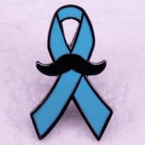 Blue Ribbon Men's Health Awareness Brooch