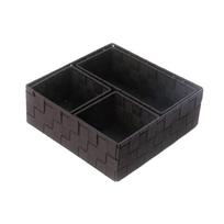4 Pieces Boxes Drawer Divider Organizing Containers Cabinet Organizer for Closet Home Tabletop Drawer Underwear tamsiai ruda spalva