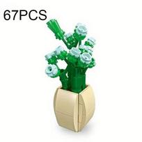 DIY Plant Bonsai Building Blocks Set Kids Puzzle Toys Preserved Flower Succulent Model Christmas Gifts for Children