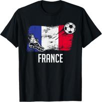 France Flag Jersey French Soccer Team French T-Shirt(1) S įvairiaspalvis