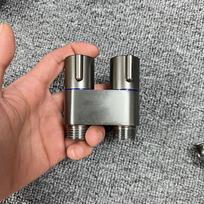 Zinc Alloy Angle Valve Wall Mount Toilet Bidet Sprayer Set One In Two Out Water Cleaning Sprayer for Bathroom Toilet Accessories