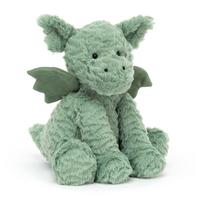 JELLYCAT Fuddlewuddle Dragon Medium Dragon Plush Toy (FW6DG)