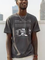 Interstellar T shirt - Christopher Nolan T shirt - Sci fi Gift for Movie Fans M