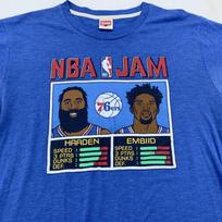 PHILADELPHIA 76ERS NBA JAM HOMAGE T-Shirt LARGE sixers basketball harden embiid 4XL
