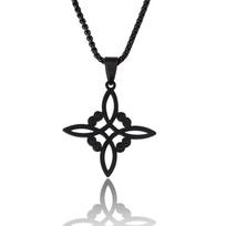 Witch Celtic-Knot Necklace Protections Witchcraft Necklace Clavicle Chain Unisex
