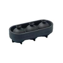 Tennis Ball Silicone Ice Cube Tray 3-Cavity Mold for Whiskey Cocktails Slow-Melting Large Spheres Mold Creative Gift for Sports Fans juoda