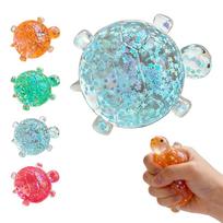 Squishy Turtle Fidget Toy Glitter Turtle Squeeze Toy Small Cute Animal Anti Stress Fidget Splat Decompressions Vent Squeeze Toy