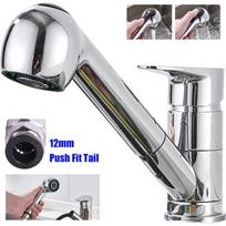 Kitchen Sink Faucet Cold Hot Mixer Tap Deck Mounted Swivel Tap Polished Chrome Plated Sprayer Single Handle Bathroom Faucet balta
