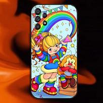 R-Rainbow Cute Brite Print  Phone Case For Samsung Galaxy A20,A21s,A22,A31,A32,A52,A53,A72,73,A80 Soft Black Cover Samsung a52 a52S