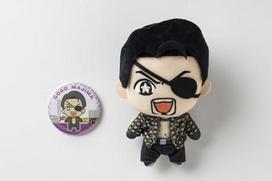 Yakuza Plush Toy & Can Badge Set: Kiwami - Goro Majima
