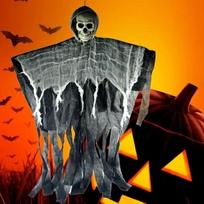 100cm Halloween Hanging Ghost Haunted House Hanging Grim Reaper Horror Props Home Door Bar Club Halloween Decorations