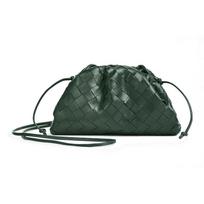 Bottega Veneta Cloud Bag Mini Women Clutch Dark-Green 585852vcpp13035 Printed,Basic Set (Bag+Dust Bag)
