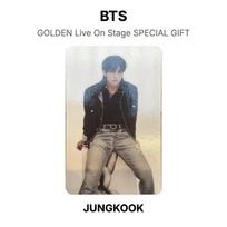 BTS GOLDEN Live On Stage SPECIAL GIFT Official Photocard JUNGKOOK 04