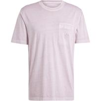 adidas Trefoil Essentials Dye Pocket Tee Preloved Fig Men Streetwear IS1762 XS white