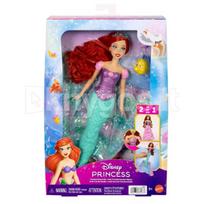 DISNEY PRINCESS lėlė Arielė su transformacijos funkcija (JLK19)