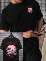 Tokyo men's 100% cotton T-shirt luxury brand fashion top casual short-sleeved streetwear new printed T-shirt S