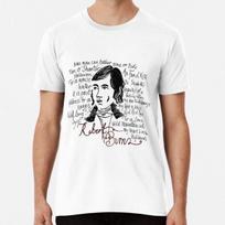 Robert Burns Poems Lettering  S to 5XL Made in the AU/USA T-Shirt 3XL